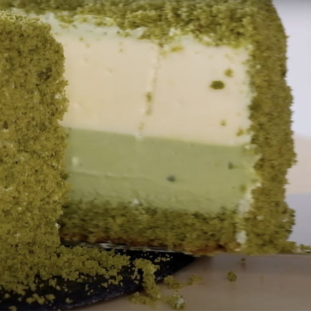 輕鬆自製|抹茶|雙層芝士蛋|綠茶 Motcha Fromage Double Cheese Cake