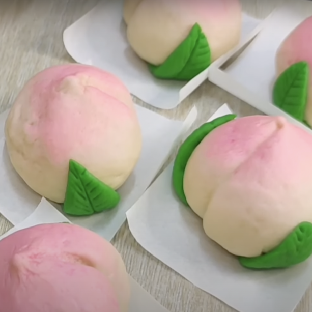 壽桃包做法 │ 寓意健康長壽的祝壽佳品 Handmade Longevity Peach Bun