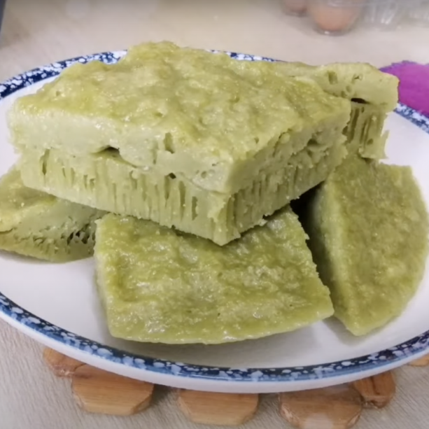 班蘭白糖糕 │ 青春白糖糕 Pandan Pak Tong Gou